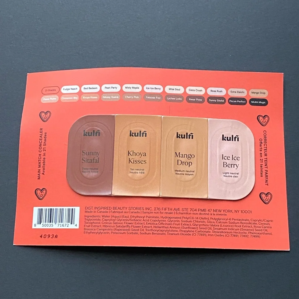 Kulfi Main Match Concealer SAMPLE